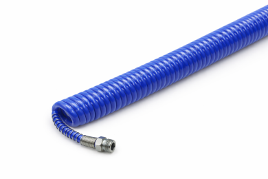 PNOMATİK SPİRAL HORTUM SABİT REKORLU MAVİ